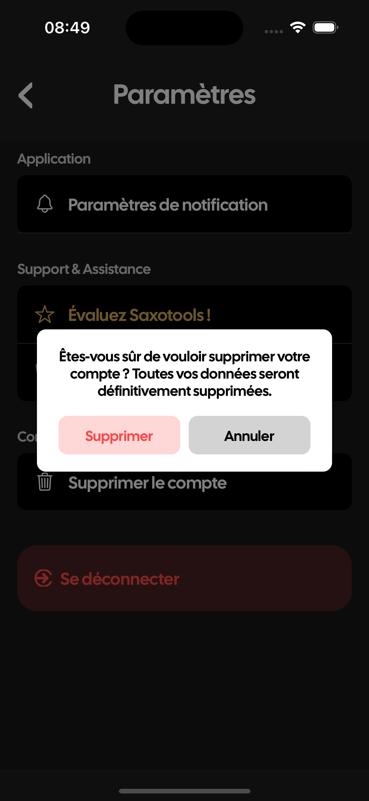 Step 3 – Confirm deletion